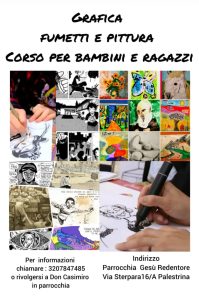 Corso di Grafica, Fumetti e Pittura per Bambini e Ragazzi